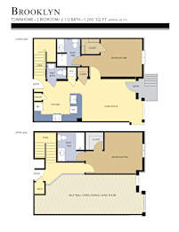 Brooklyn Floor Plan at Liberty Crest Apartments, Salt Lake City