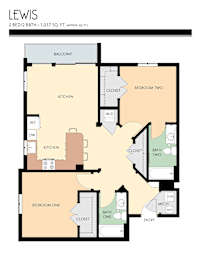 2 bed 2 bath C at Liberty Blvd Apartments - Saltlake City, UT Apartments, Saltlake City