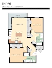 2 bed 2 bath B at Liberty Blvd Apartments - Saltlake City, UT Apartments, Saltlake City, Utah