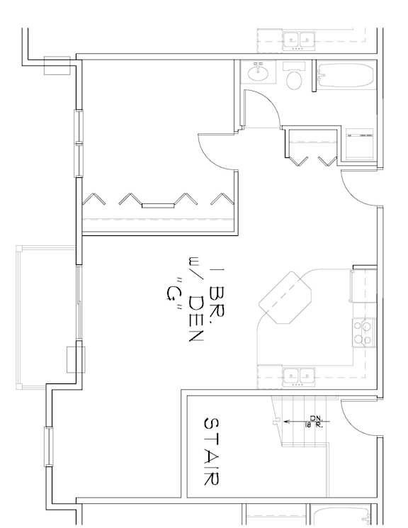 1 bd 1 ba + Den
