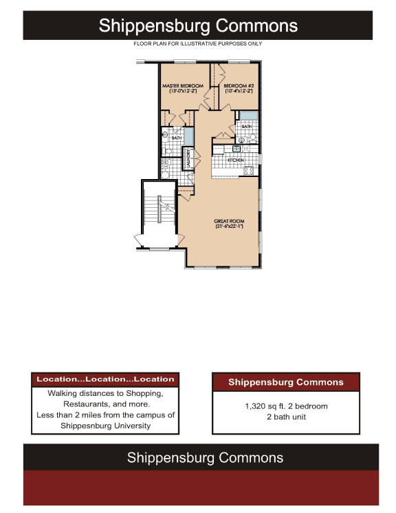 2 bed 2 bath