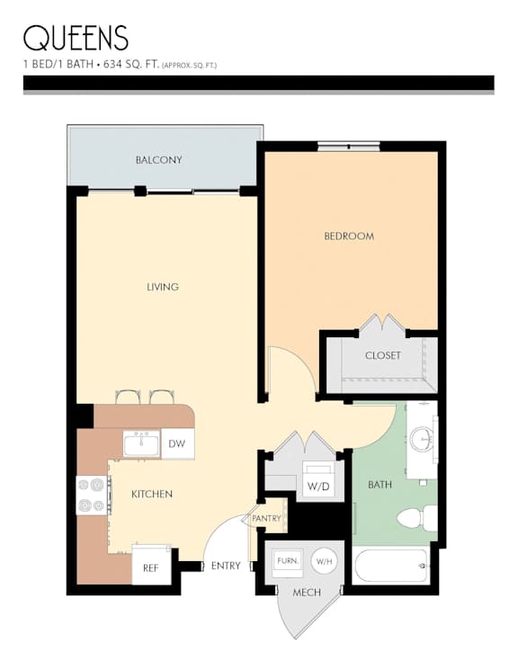 1 bed 1 bath at Liberty Blvd Apartments - Saltlake City, UT Apartments, Utah
