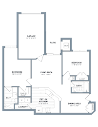  Floor Plan Cypress - 2 Bedroom