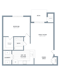 Floor Plan Sycamore - 1 Bedroom