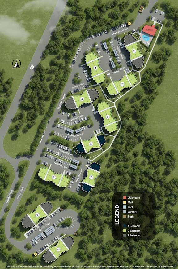 Legends on the Park_Site Map