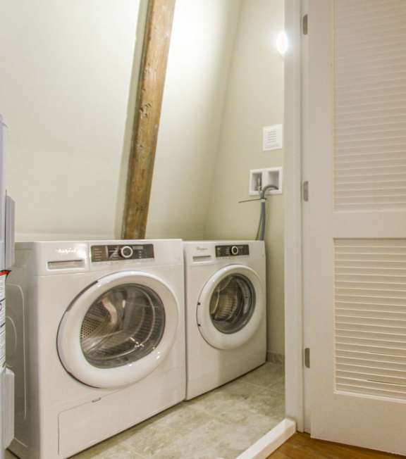 laundry room at Ponemah Mills in Taftville, CT, 06380