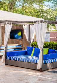 Poolside Cabana's  at The Manor at CityPlace in Doral, FL