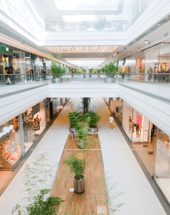 Shopping mall at Gardens of Traville, Rockville, Maryland