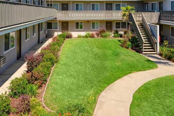 patio and courtyard