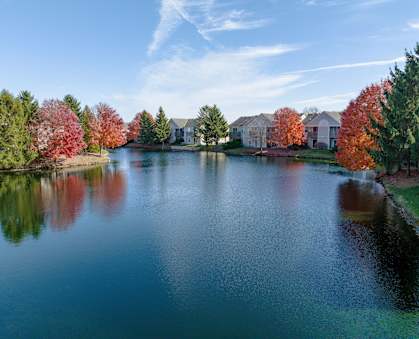 Perimeter Lakes apartments exterior lake view
