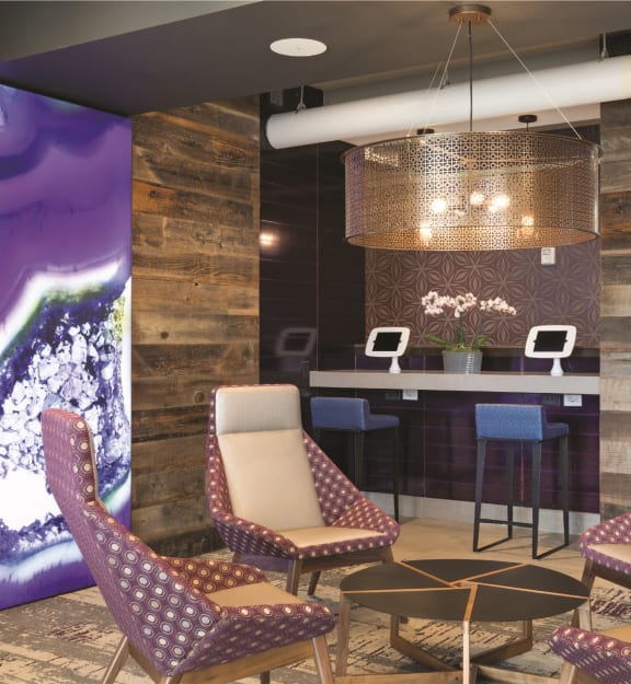 Lobby at Galante at Parkside Apartments in Apple Valley, MN
