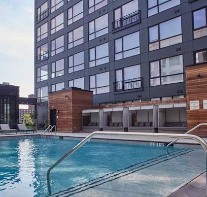 Swimming pool at The Anthem at Square 10, Connecticut, 06510