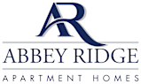 The image is a logo for Abbey Ridge Apartment Homes at Abbey Ridge Apartment Homes, Oxford, MI