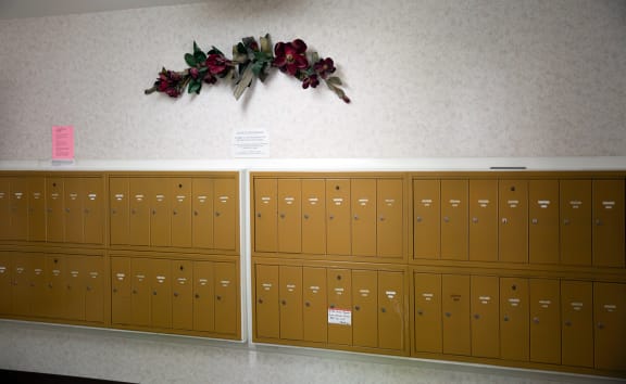 Community Mailroom at Fairington Apartments
