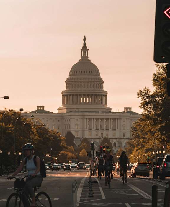 Beautiful View of The United States Capitol Building in Washington, DC