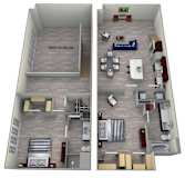 TH2 Floor Plan at The Landmark, New Braunfels