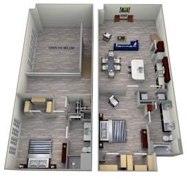 TH2 Floor Plan at The Landmark, New Braunfels