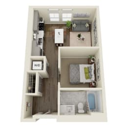 Floor Plan  Finch Floor Plan at Dillard Apartments, Fargo, ND 58102