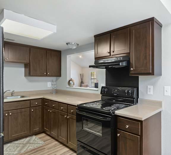 Clubhouse Kitchen at Laurel Valley Apartments in Mount Juliet Tennessee March 2021 3
