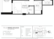 Thumbnail 19 of 26 - A black and white image of a floor plan for a layout l.