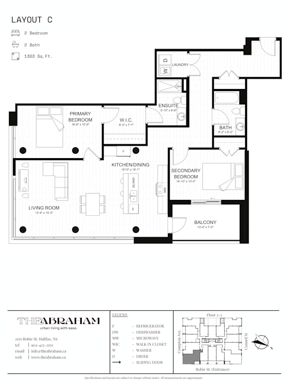 A black and white image of a floor plan for a property located at 1383 Sq. Ft.