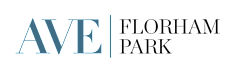 A blue and black logo with the letters AVE.