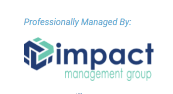A logo with the text
