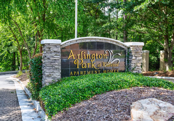 Welcoming Property Signage at Arlington Park at Wildwood, Georgia, 30067