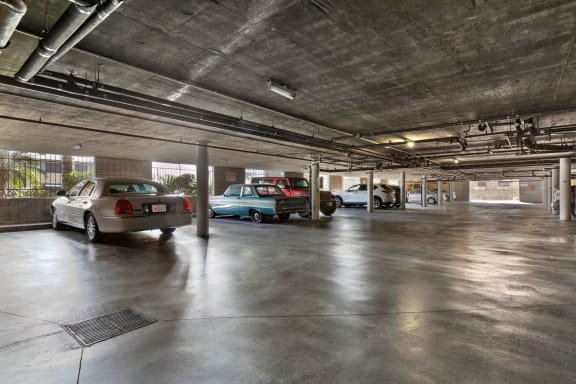 Apartments for Rent in Mar Vista - Parking Garage at Vista Apartments with Plenty of Parking Spaces