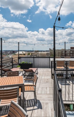 The rooftop patio The Melwood Washington DC