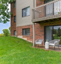 Courtyard Patio With Ample Sitting at Fox Run, Ohio