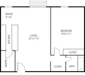 Victoria Floor Plan at Lou Park, St. Louis Park, 55426