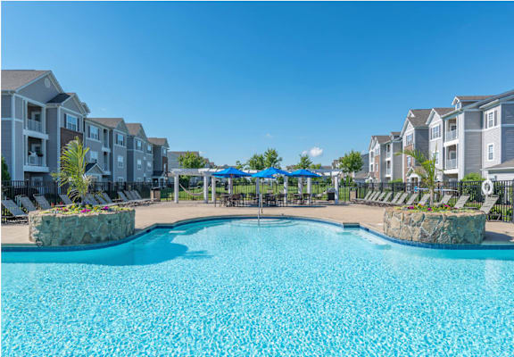 Blue Cool Swimming Pool at Waterstone Landing, Perrysburg, Ohio