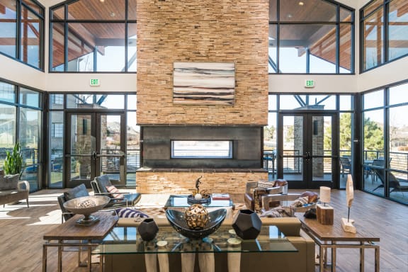 Huge Clubhouse at Apres Apartments in Aurora, CO