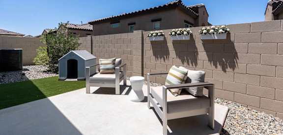 Pet-Friendly Private Backyard at Avilla Western Garden, Phoenix, AZ 85307