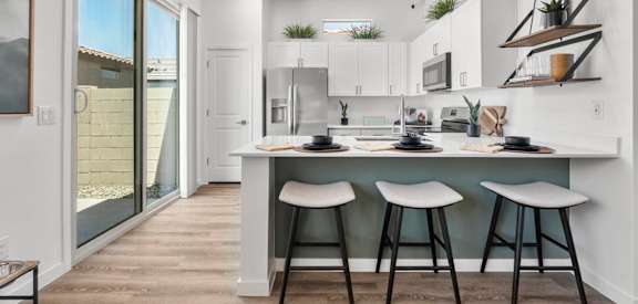 Gourmet Kitchen with Island at Avilla Western Garden, Phoenix, AZ 85307