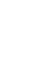 a blue infinity symbol on a white background