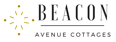 The image features the word "BEACON" in large, bold letters with a decorative design element to the left of the text.