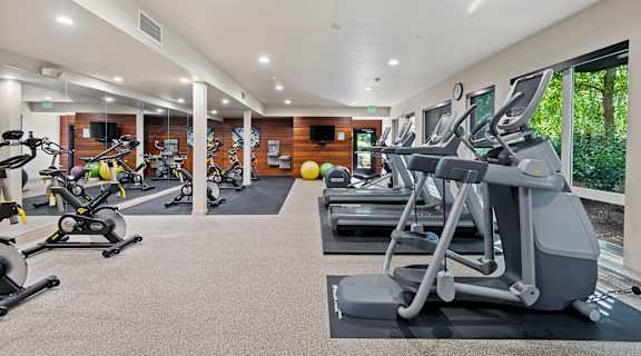 Gym with treadmillsat Allez, Redmond, WA 98052