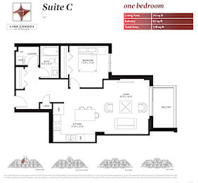 The Link Suite C One Bedroom Apartment