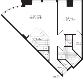 the promenade at harbor east floorplans