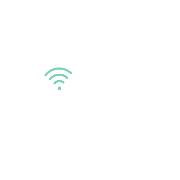 a wifi icon is shown on a white background