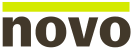 a yellow and black graphic of two letters and a logo