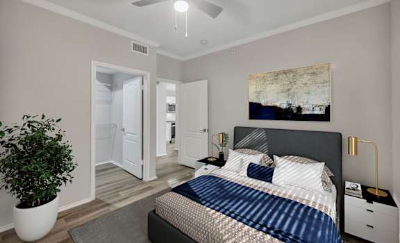 a bedroom with at River Stone Ranch, Austin, TX, 78749
