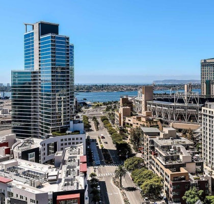 city views at K1 Apartments, San Diego, CA