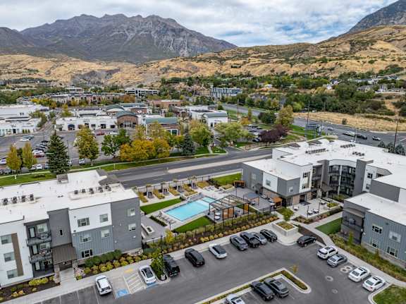 Bird’s-Eye View of Property at The Flats at Riverwoods, Provo, 84604