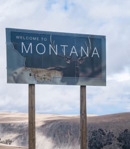 Property Signage at Yellowstone Landing, Belgrade, MT