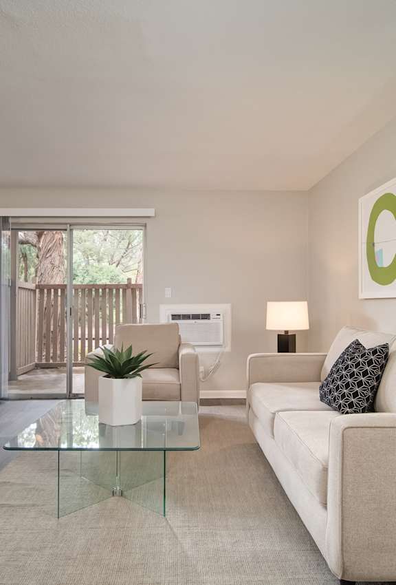 Dinning Table, Sofa, Ceiling With Modern Light Fixtures at St. Charles Oaks Apartments, Thousand Oaks, California