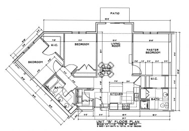  Floor Plan 3 Bedroom 1.75 Bath + Fireplace