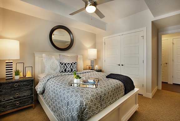 Master Bedroom at Liberty Crest Apartments, Salt Lake City